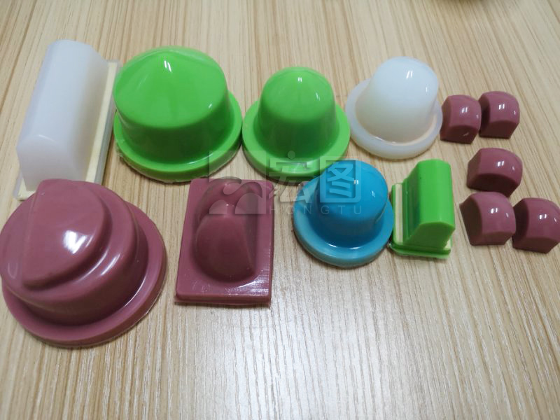 红色蓝色移印硅胶 红色蓝色移印硅胶