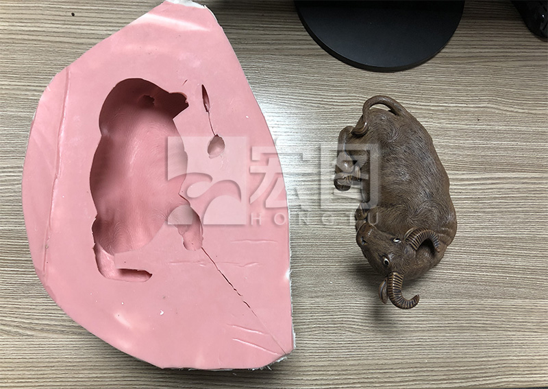 水牛摆件硅胶模具 水牛摆件硅胶模具