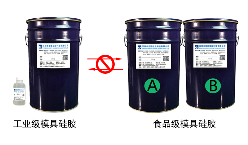 食品级和工业模具硅橡胶不能混用 食品级和工业模具硅橡胶不能混用