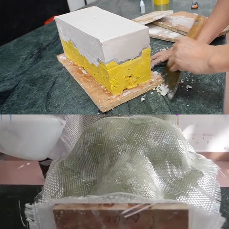 模具硅橡胶成型后制作外模 模具硅橡胶成型后制作外模